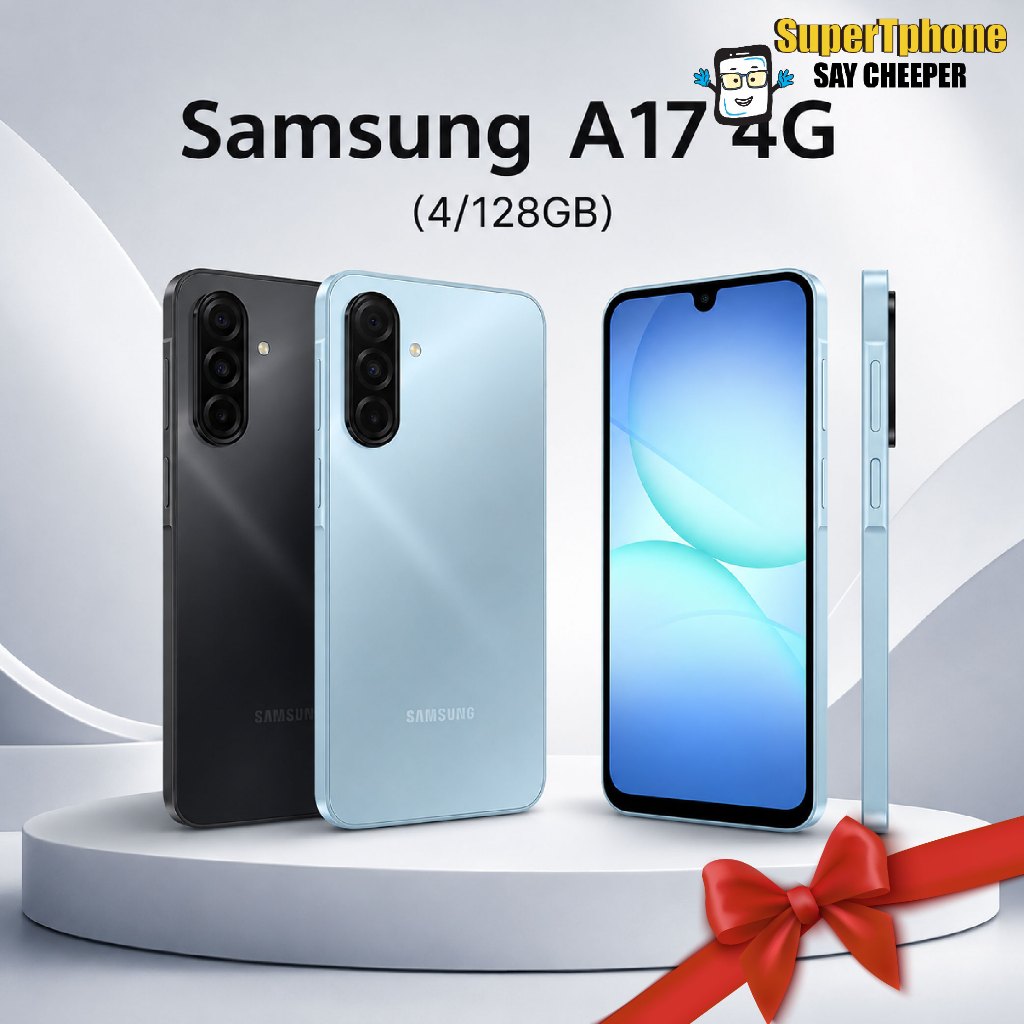 Samsung Galaxy A17 LTE_4G(4+128GB) หน้าจอ  6.7" Super AMOLED  l กล้อง 50 ล้านพิกเซล(By Shopee  Super