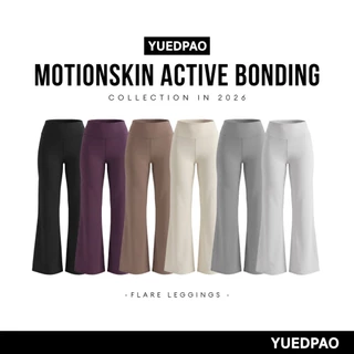 Yuedpao MotionSkin Active Flare Leggings เลกกิ้งขาบาน กางเกงออกกำลังกายผู้หญิง กางเกงโยคะ พิลาทิส เอวสูง กระชับ (6 สี)