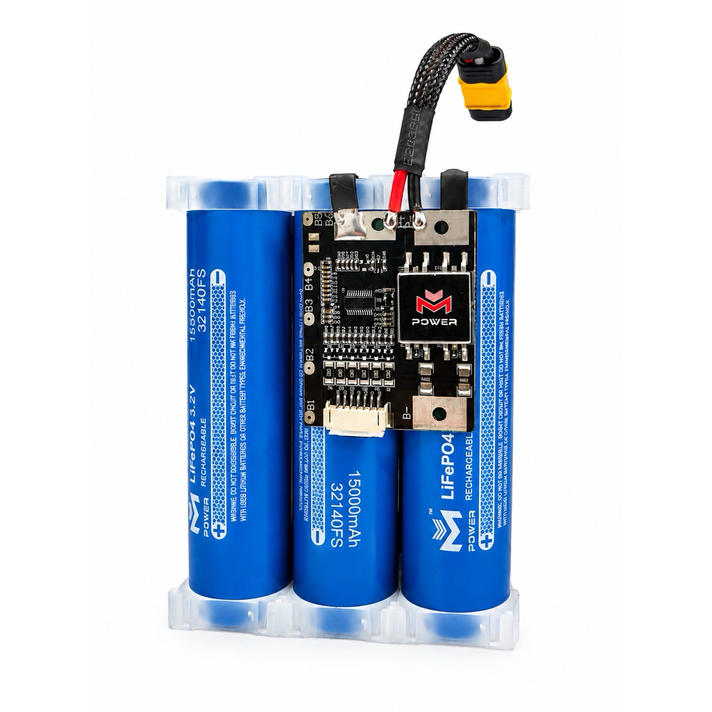 แบตเตอรี่ 6s 21v 15,000mAh Bms 20A 32140mpower พร้อมใช้งาน