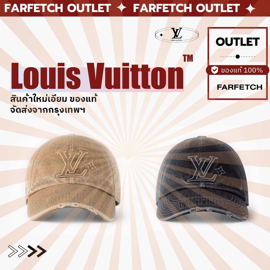 Fashions ของแท้🧢LVดีไซน์คลาสสิกLogo หมวกเบสบอล หมวกแก๊ป ยูนิเซ็กส์ สำหรับทุกเพศ Ball Cap