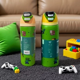 OWALA × Minecraft FreeSip 24oz & 32oz – ขวดสแตนเลสหุ้มฉนวนกันหก ปลอดสาร BPA
