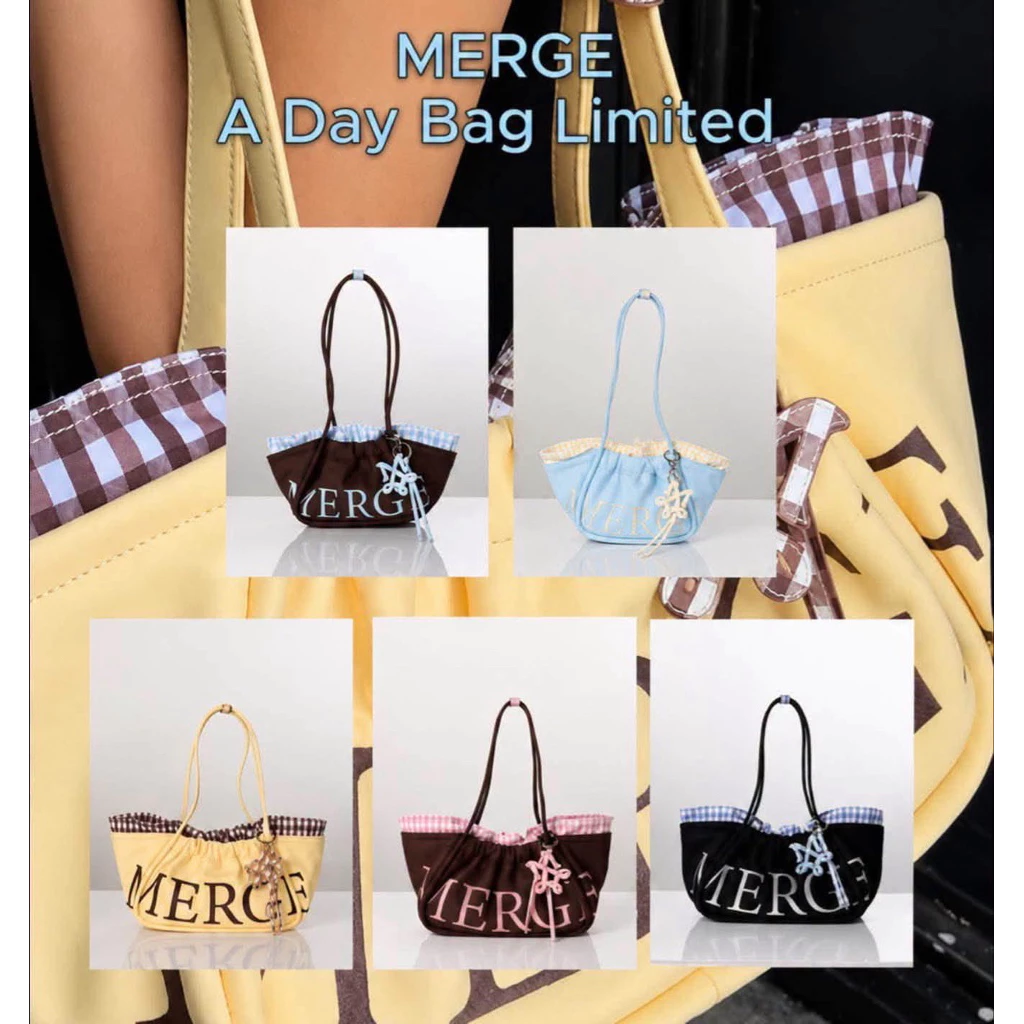 🚗พร้อมส่ง 𝗠𝗘𝗥𝗚𝗘 𝗔 𝗗𝗔𝗬 𝗕𝗔𝗚 𝗟𝗜𝗠𝗜𝗧𝗘𝗗 𝗘𝗗𝗜𝗧𝗜𝗢𝗡 5 สีพิเศษ 🔥 เก็บโค้ดลด 30%