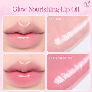 CHER Glow Nourishing Lip Oil เฌอ โกลว์ นอริชชิ่ง ลิป ออยล์ช่วยให้ริมฝีปากฉ่ำ และอวบอิ่มเพิ่มความเงางาม