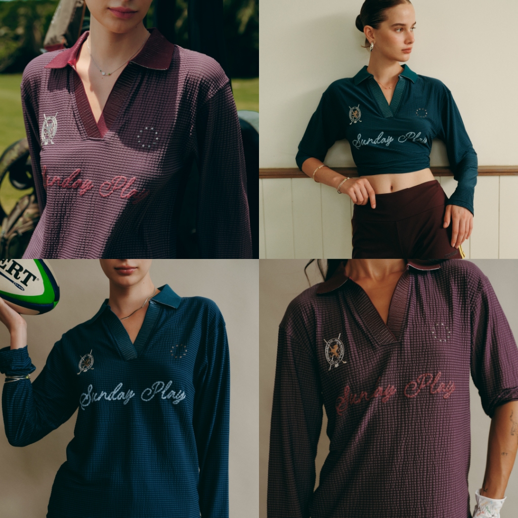 (พร้อมส่ง) OTBG X RYA Player Longsleeves Polo (Women) เสื้อโปโล แขนยาว แต่งคอ ผ้ากีฬา เย็น