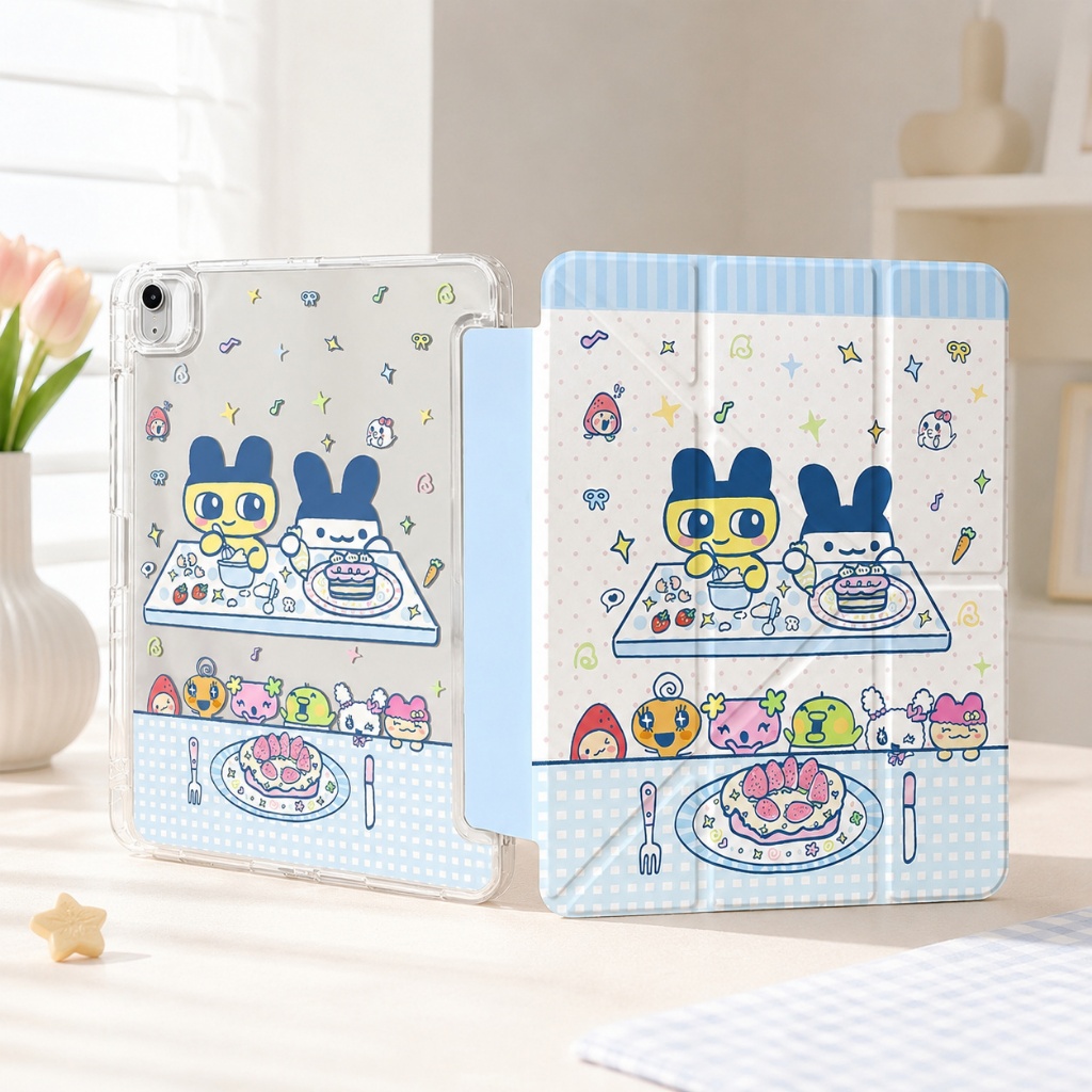 เคส iPad ลายการ์ตูนรูปตัว Y นี้ใช้งานได้กับแท็บเล็ตขนาดiPad หลายรุ่นพร้อมกันได้ gen7/8/9 10.2 Air4/5/6/7/8 Pro11 Mini6 7