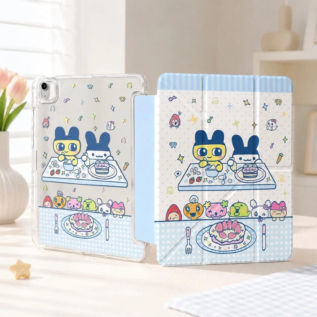 เคส iPad ลายการ์ตูนรูปตัว Y นี้ใช้งานได้กับแท็บเล็ตขนาดiPad หลายรุ่นพร้อมกันได้ gen7/8/9 10.2 Air4/5/6/7/8 Pro11 Mini6 7