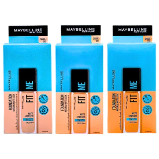 (กล่องx6) รองพื้นซอง เมย์เบลลีน ฟิต มี แมทแอนด์ พอร์เลส ฟาวเดชั่น MAYBELLINE Fit me matte+poreless foundation