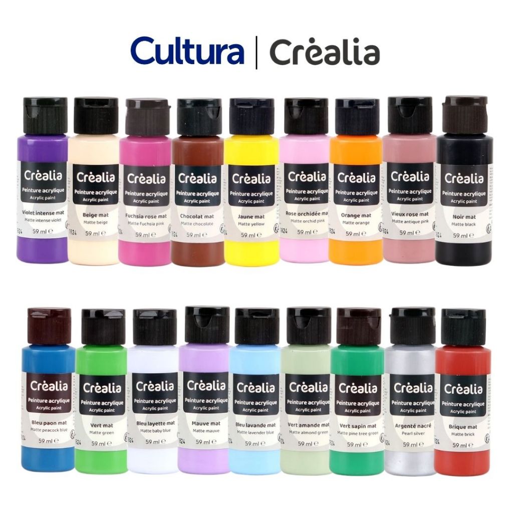 CREALIA Matte Acrylic Paint 59 ml สีอะคริลิค ขนาด 59 มล.