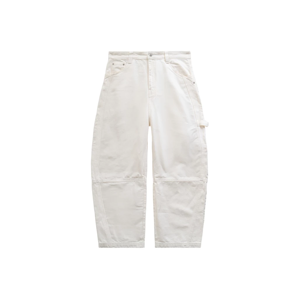 NWL x TV OFF, Carpenter Work Pant Off-White / กางเกงคาร์เพนเตอร์ สีออฟไวท์