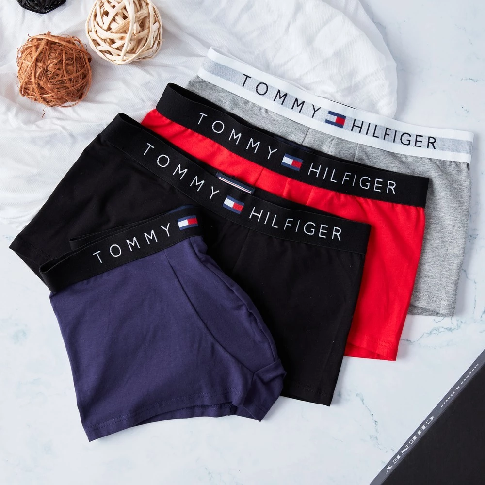 ชุดชั้นในชาย บ็อกเซอร์ขาสั้นผู้ชาย (กล่อง3ตัว) กางเกงใน Boxer TM Underwear ผ้านิ่ม ใส่สบาย