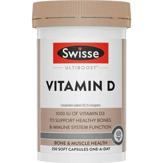 Swisse Vitamin D 60-250 Capsules จากออสเตรเลีย