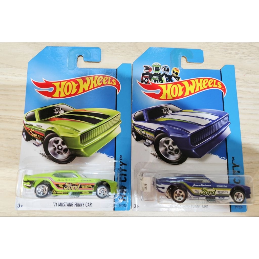 hotwheels ฮอตวีล 71mustang funny car (1971)/อ้าปากได้/ท้องเหล็กหนักๆ/แพครุ่นเก่า/หายยากมากแล้ว/ สเกล