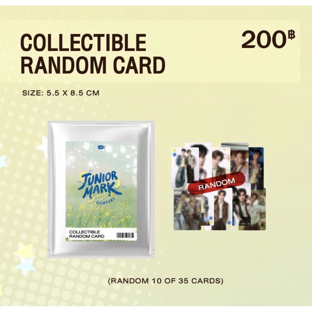 COLLECTIBLE RANDOM CARD | JUNIOR MARK SunnyMoon CONCERT