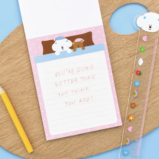 Bringhome Memopad 9*12 สมุดฉีก สำหรับจดโน๊ต (40 แผ่น)