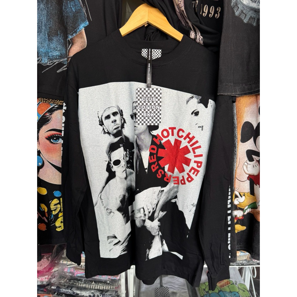 ป้าย BKK งานเสื้อแขนยาวเท่ๆ ฟรีไซส์ 44-46-48“ยาว28” สกรีนตามรูป(ถ่ายจากงานจริง)