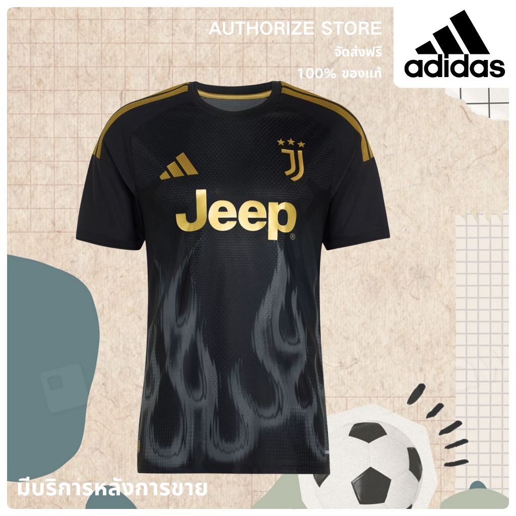 （ของแท้ 100%）adidas Juventus 2026/27 Authentic Third Shirt เสื้อฟุตบอล