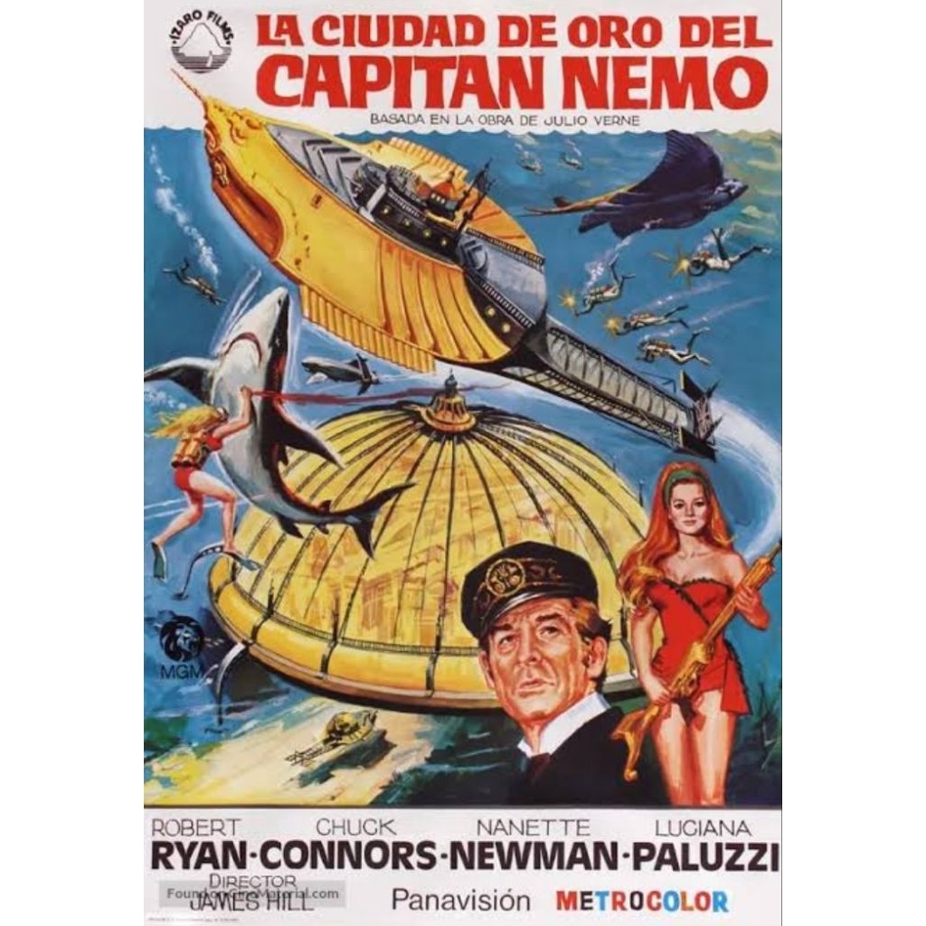 *แนะนำ DVD ปก+สกรีนแผ่น Captain Nemo and the Underwater City (1969) ผจญภัยนครใต้สมุทร