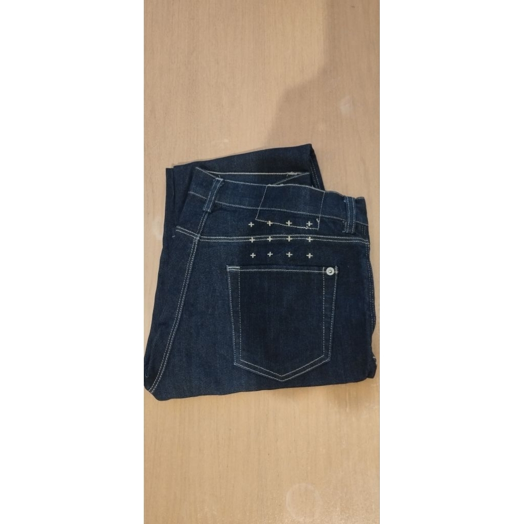 กางเกงยีนส์ ผู้หญิง Ksubi Jeans รุ่น Super Skinny Zip in Tight Arse Indigo size 31 ของแท้ มือ2 สภาพด