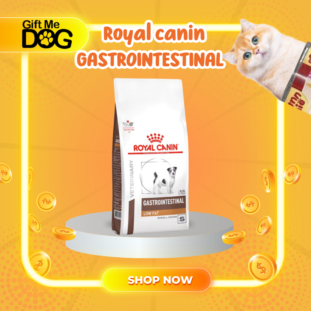 อาหารยา Royal Canin GASTROINTESTINAL LOW FAT SMALL DOG - โรยัล คานิน อาหารเม็ดสุนัขพันธุ์เล็กตับอ่อนอักเสบ