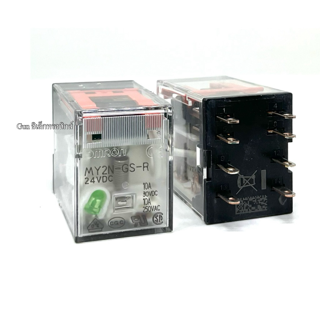 รีเลย์ MY2N MY2N-GS-R 24VDC Relay 10A 30VDC 10A 250VAC พร้อมส่ง