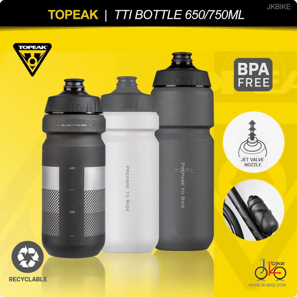 NEW! กระติกน้ำจักรยาน TOPEAK TTI BOTTLE 650ML/750ML