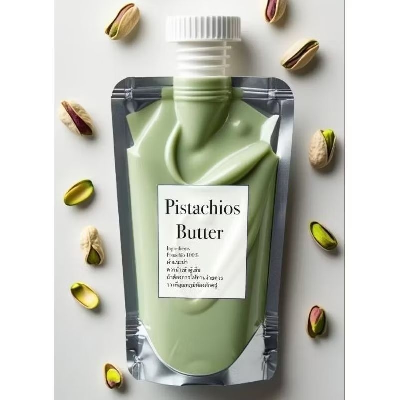 เนยถั่วพิสตาชิโอ้ Pistachio Butter ไม่มีน้ำตาล 100g.(ส่งไวทันใจ)