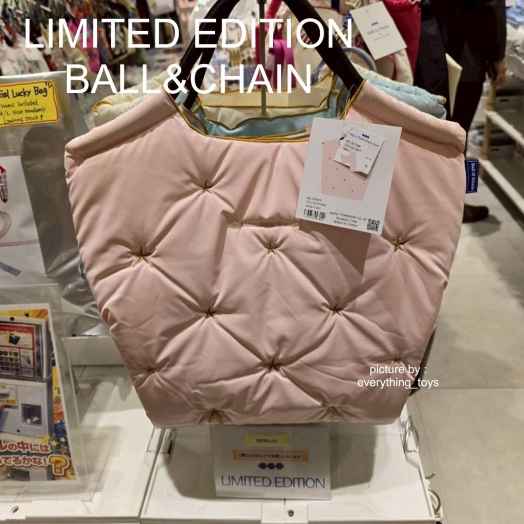 พร้อมส่ง!!! ลิขสิทธิ์​แท้จากญี่ปุ่น กระเป๋าผ้ารักษ์โลก Ball &​ Chain ของแท้แน่นอน!!