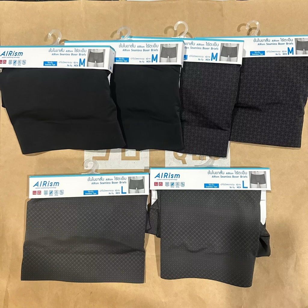 กางเกงในผู้ชาย Uniqlo Airism ทรงขาสั้น Size M-XXL
