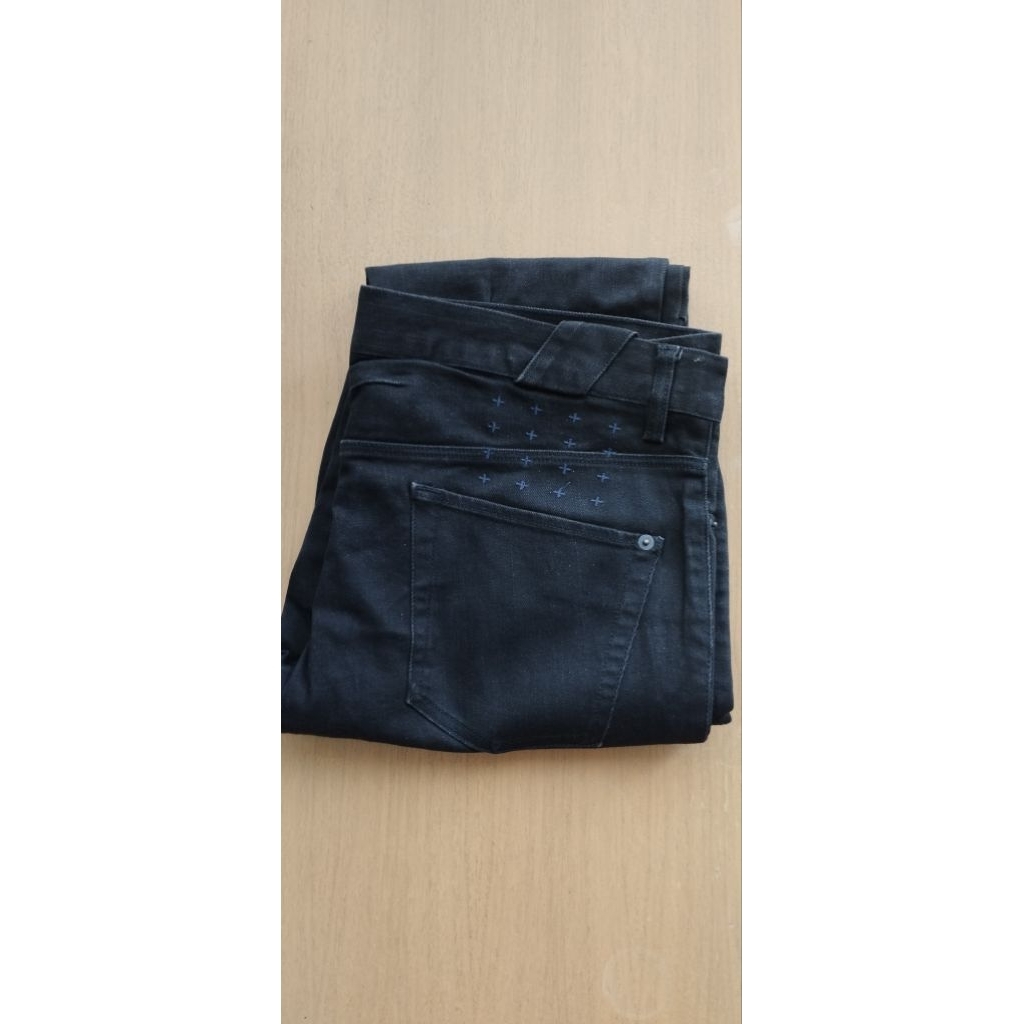กางเกงยีนส์ ผู้ชาย Ksubi Jeans รุ่น CHITCH สี Black Night size 34 ของแท้ มือ2 สภาพดีมาก