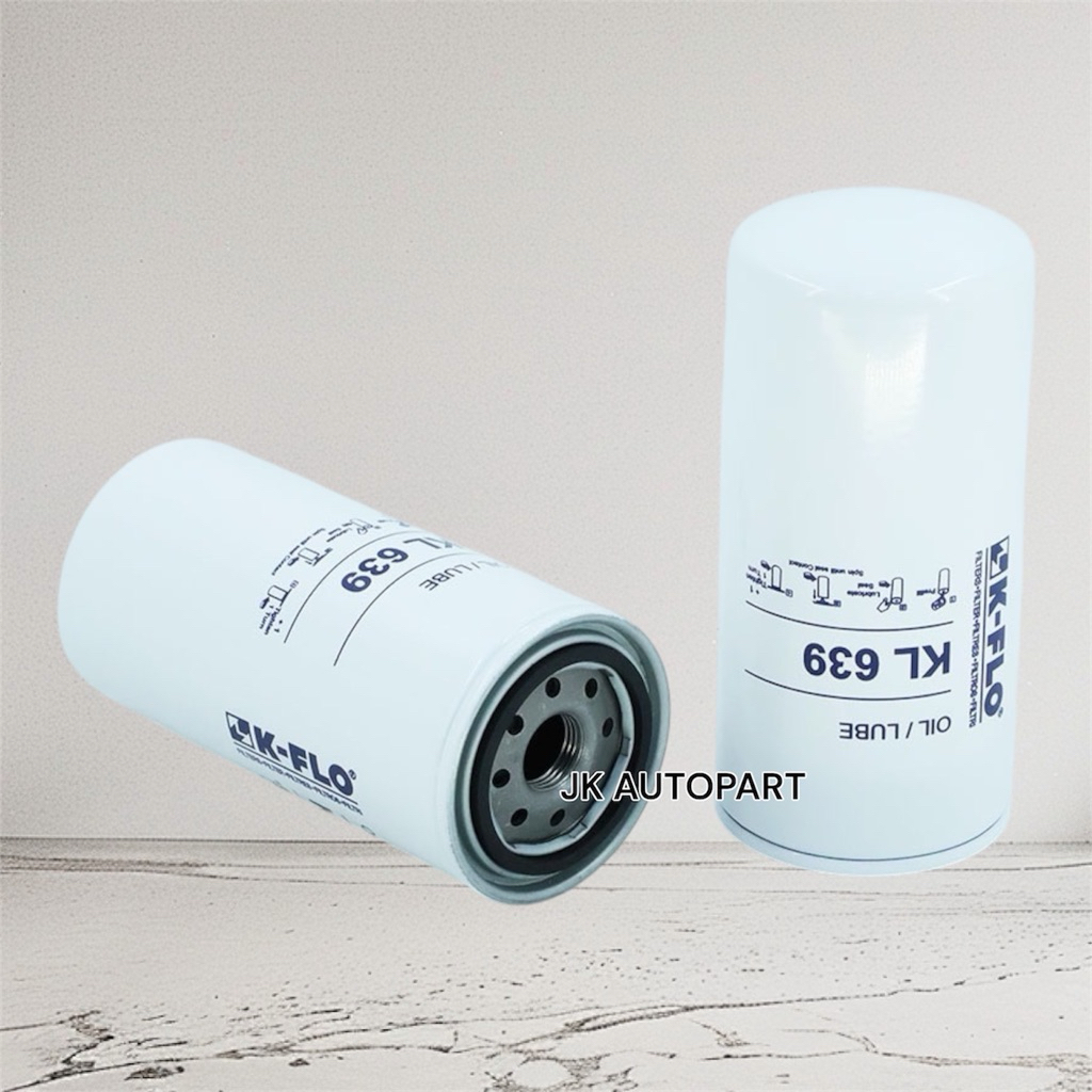 กรองน้ำมันเครื่อง KL639 กรองเครื่องปั้มลม ยี่ห้อ K-FLO แท้ๆ รหัส 612600070506 กรองอย่างดี/RBDF.