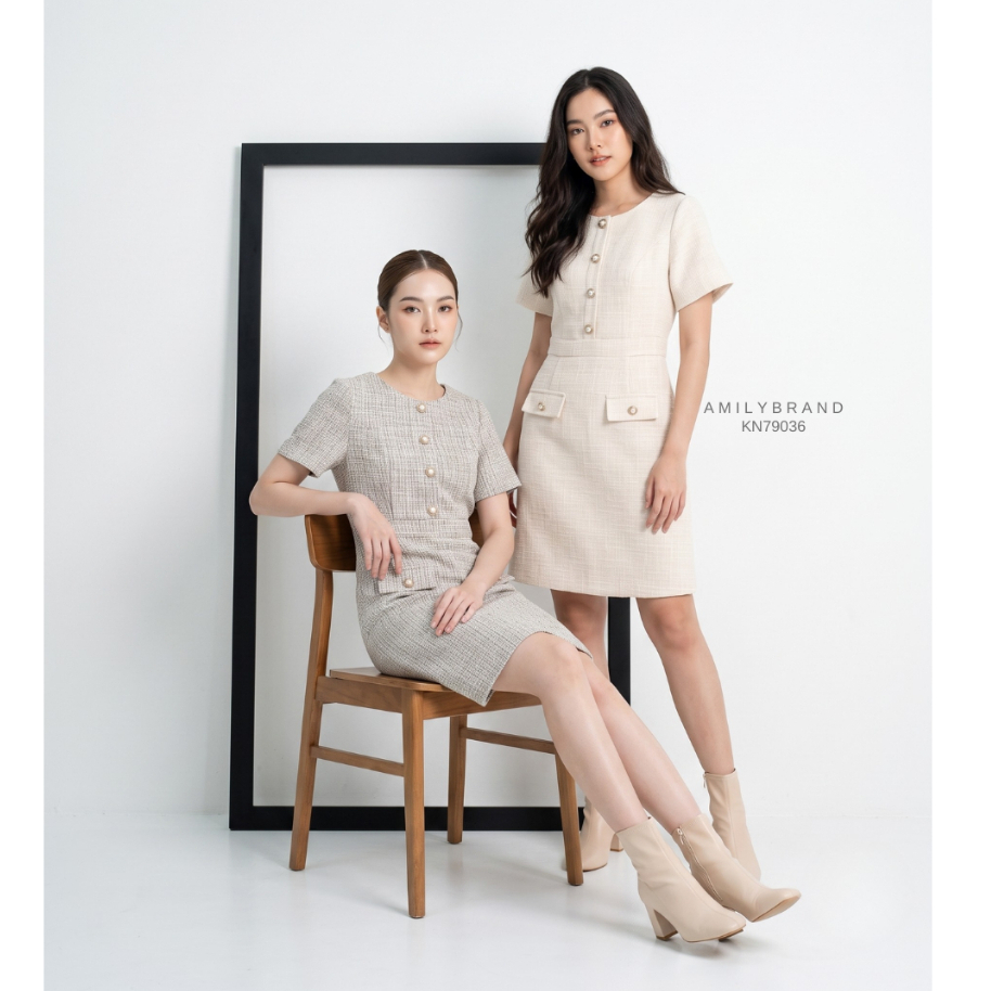 (New) AmilyBrand เดรส KN36