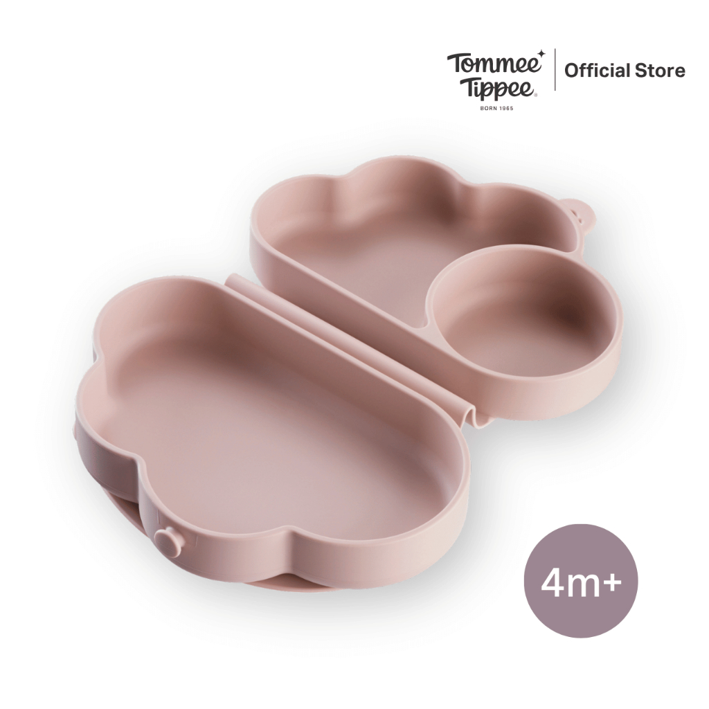 Tommee Tippee จานซิลิโคนพับได้ สำหรับเด็กวัยหัดทาน 4 เดือน รูปที่ 10