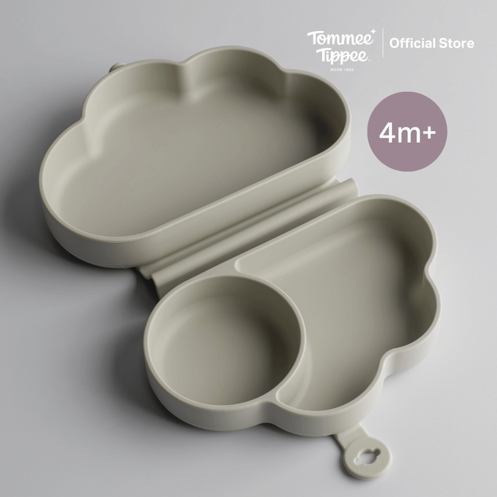 Tommee Tippee จานซิลิโคนพับได้ สำหรับเด็กวัยหัดทาน 4 เดือน รูปที่ 3