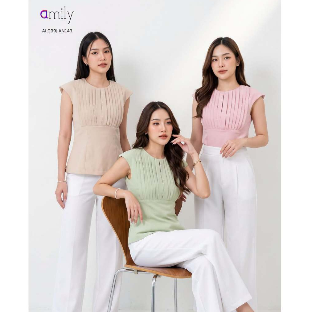 (New)Amily Brand เสื้อแขนล้ำ AL099
