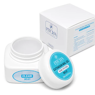 Natural BuilderGel (HEMA & TPO FREE )เจลต่อเล็บเซต 6 สี | P-E01| PITCHA | เจลต่อเล็บไม่ร้อนหน้าเล็บ เนื้อเหนียวสมูทไว