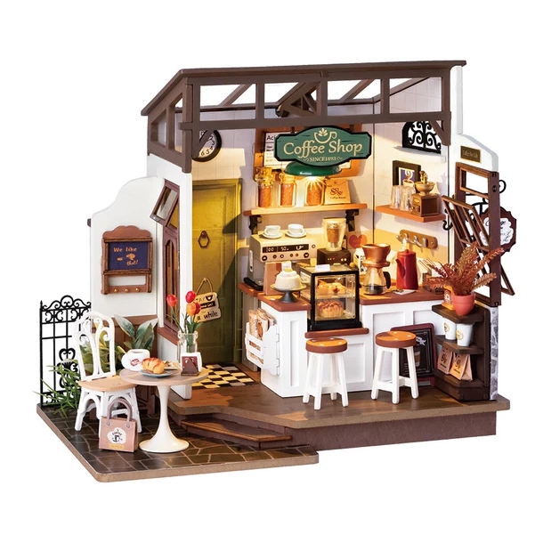 ส่งด่วน!! Rolife DIY Miniature House - DG162 Flavory Café | โมเดลบ้าน ตัวต่อไม้ บ้านตุ๊กตา ของแต่งบ้าน