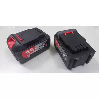 Dongcheng (DC) (รับสินค้าตามรูป)ป้ายจีน แบตเตอรี่ / แท่นชาร์จ 20V ใช้ร่วมกับเครื่องมือ DC รุ่น 20V ได้