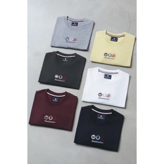 MeMo™ | NEW | Established Trio เสื้องานปักนูน โลโก้ ไหมเงา ผ้า Supersoft แขนสั้น ทรง Unisex