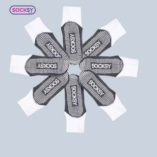 ถุงเท้านักเรียนกันลื่น Socksy รุ่น BN140 สีขาวกันลื่น มีปุ่มกันลื่นถึง 300 ปุ่ม *สินค้าพร้อมส่ง