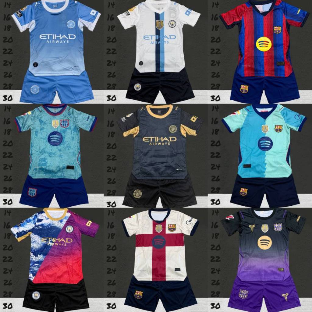 ชุดฟุดบอล(เสื้อ+กางเกง) ชุดกีฬาทีมชาติแบบใหม่ๆล่าสุด ชุดเด็กและผู้ใหญ่มีครบไซส์พร้มส่งในไทยจัดส่งไว1-3วันได้ของ