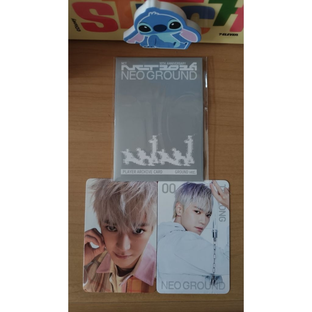 nct neo ground ver 10 th photocard taeyong set
