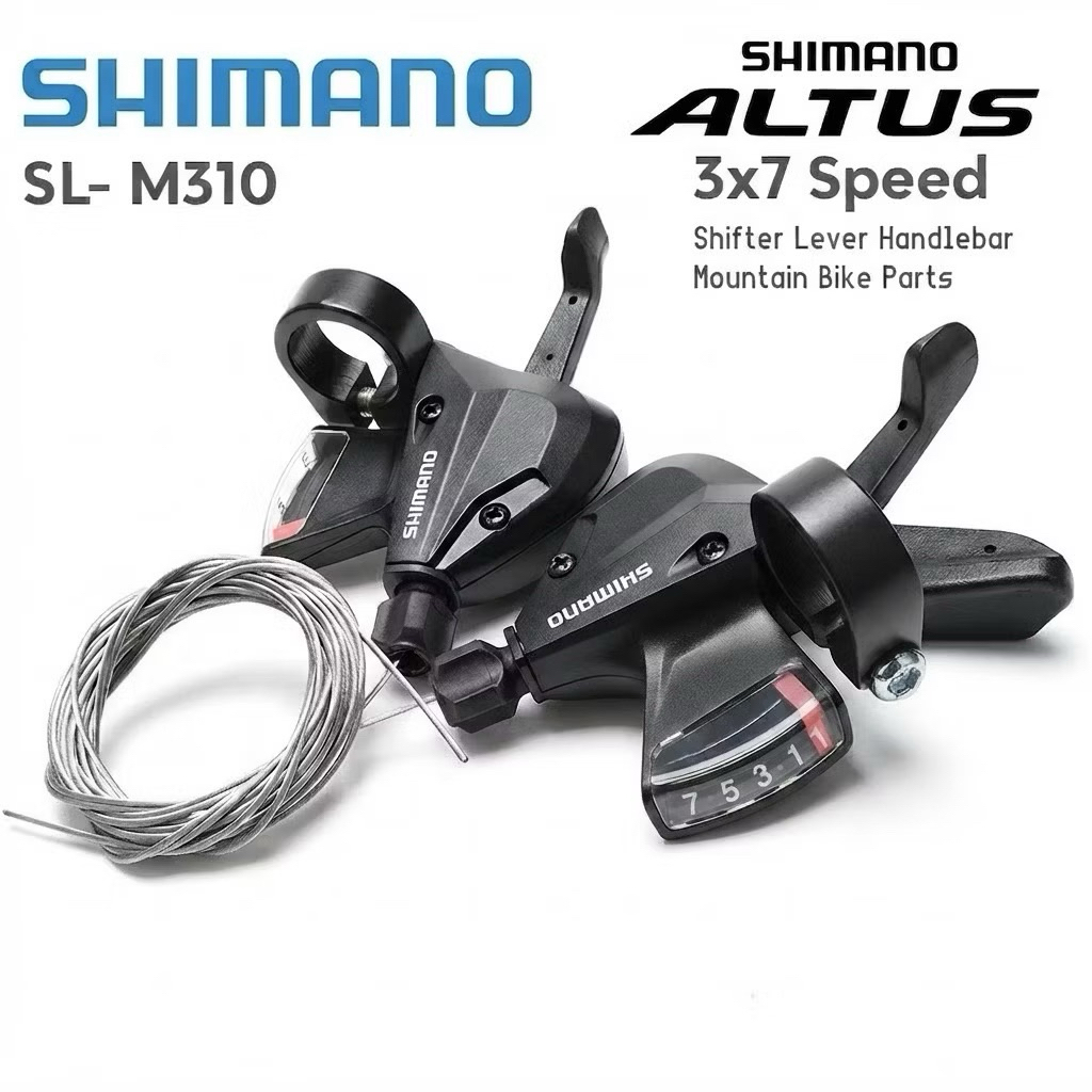ชิ๊พเตอร์มือแยกจักรยาน SHIMANO ALTUS M310 Shifter 3 x 7 Speed อะไหล่จักรยาน004
