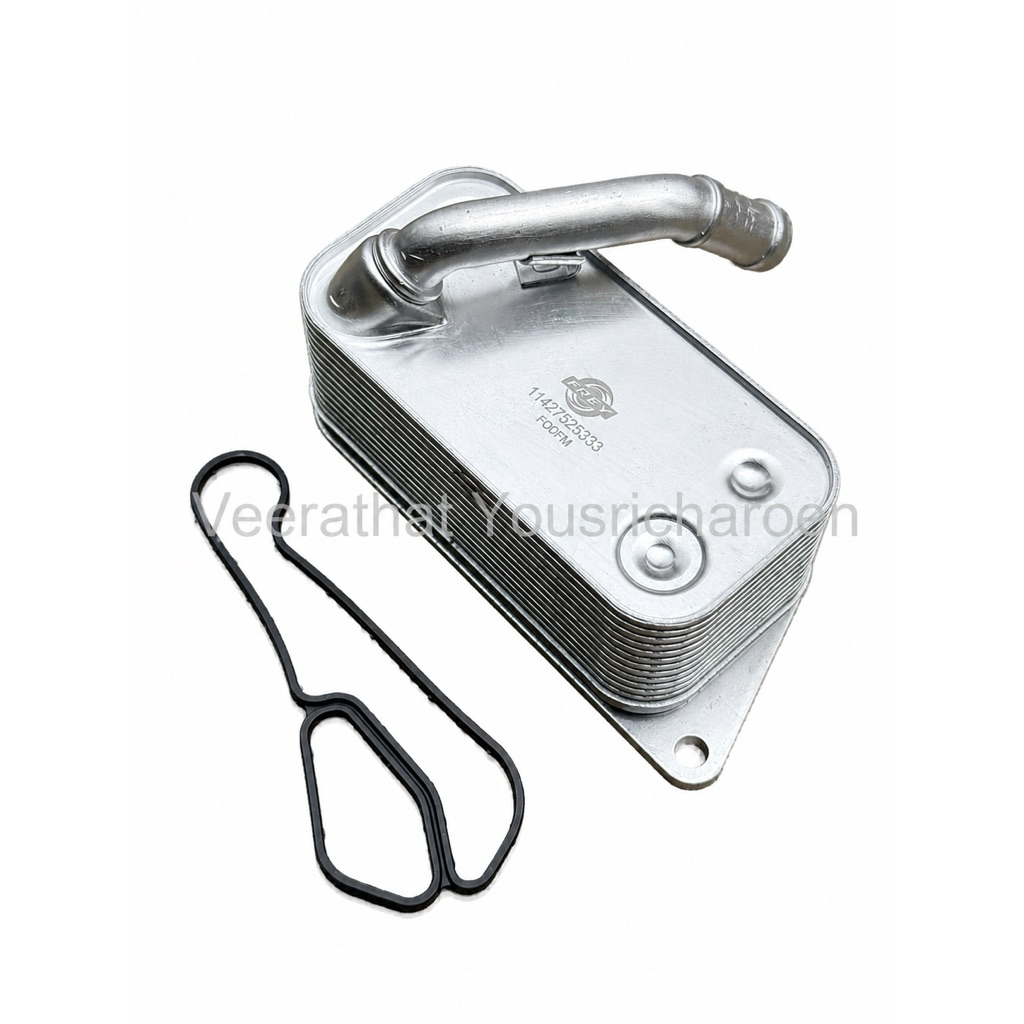 ออยคูลเลอร์เครื่อง BMW N20 N51 N52 N53 N55 Engine Oil Cooler 11427525333 ใส่ได้หลายรุ่น