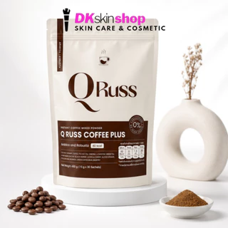 คิวรัสส์ คอฟฟี่ พลัส - อ กาแฟปรุงสำเร็จชนิดผง INSTANT COFFEE MIXED POWDER Q RUSS COFFEE PLUS - A (ปริมาณ 15g. x 30 ซอง)