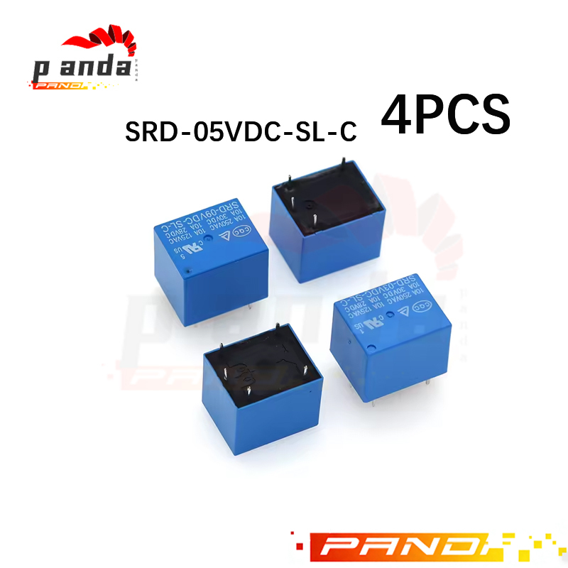 4 ชิ้น SRD-05VDC-SL-A SRD-05VDC-SL-C รีเลย์ Songle 5V 10A
