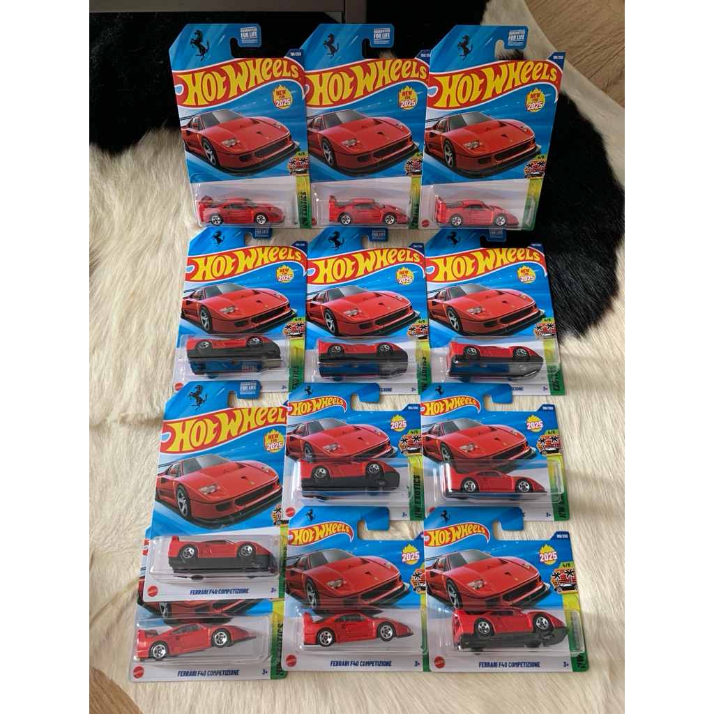 Hotwheels Ferrari F40 Competizione แพ็คสั้น แพ็คอเมริกา🇺🇸