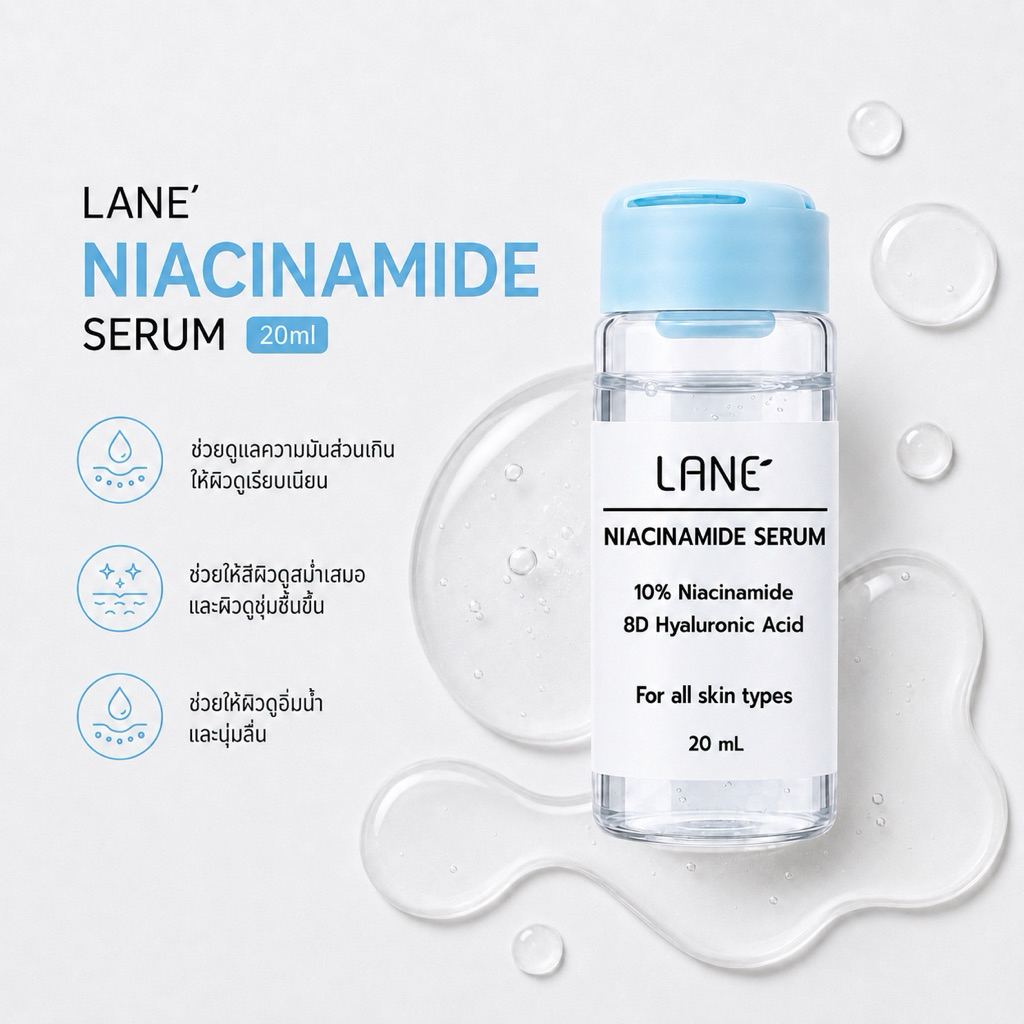 LANE’ Niacinamide Serum 10% ขนาด 20ml.