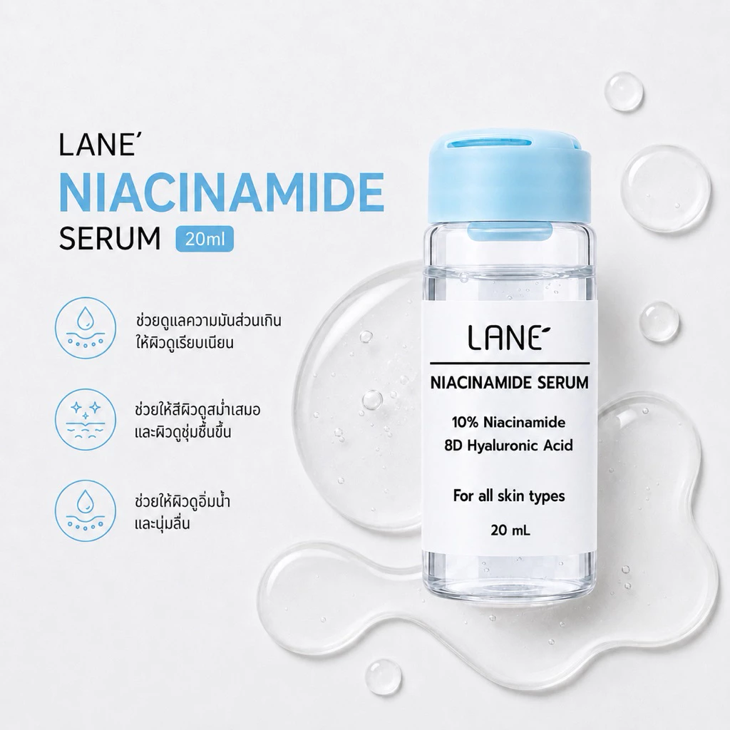 LANE’ Niacinamide Serum 10% ขนาด 20ml.