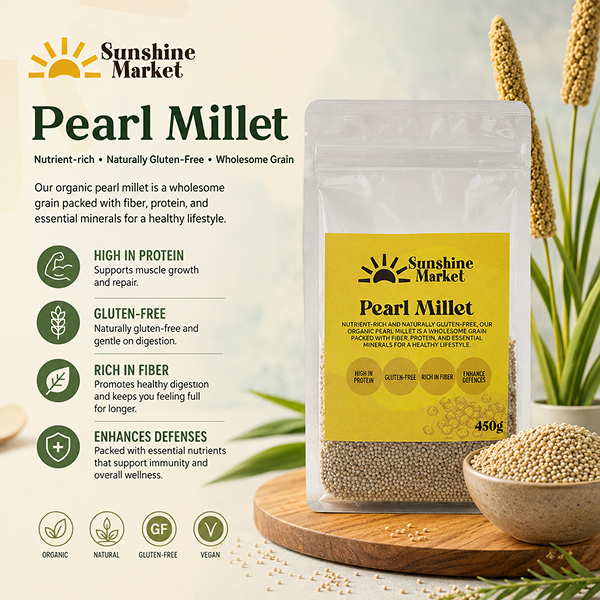 Pearl Millet 450g | ข้าวฟ่าง |Sunshine Market