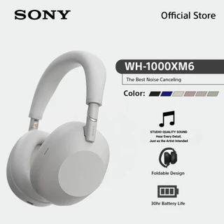 Sony หูฟัง Headphones รุ่น WH-1000XM6 | Wireless Noise Canceling Headphones | Bluetooth® 5.3 | High-Resolution Audio Wir